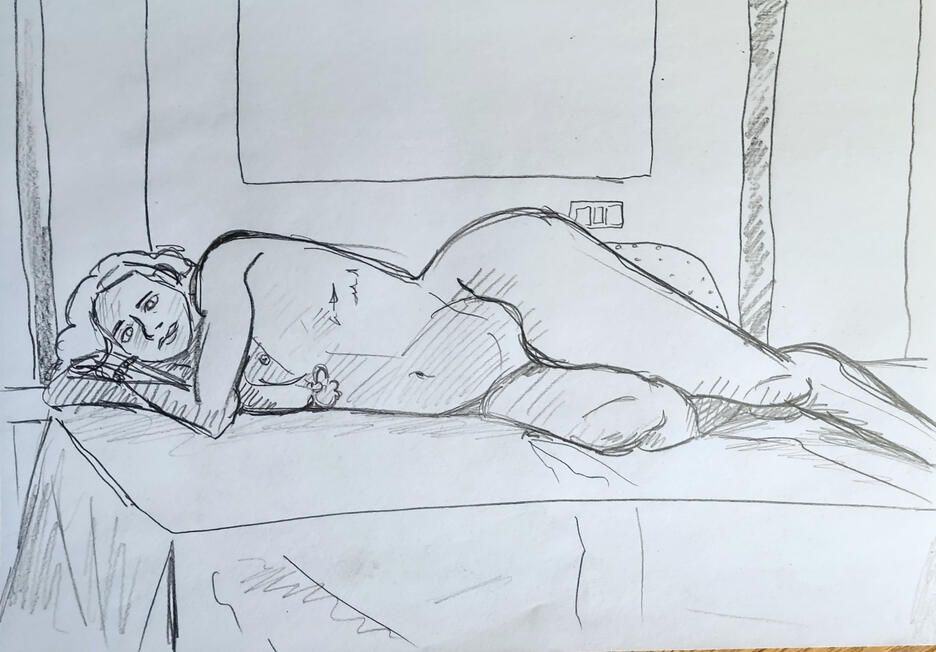 10 minutes Life Drawing | Graphite