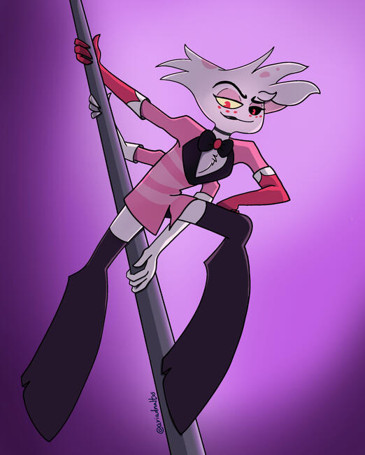 Angel Dust (Hazbin Hotel) Fan Art